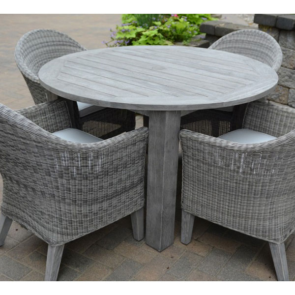Shelburne 50 inch Round Dining Table by Three Birds Casual - Image 2